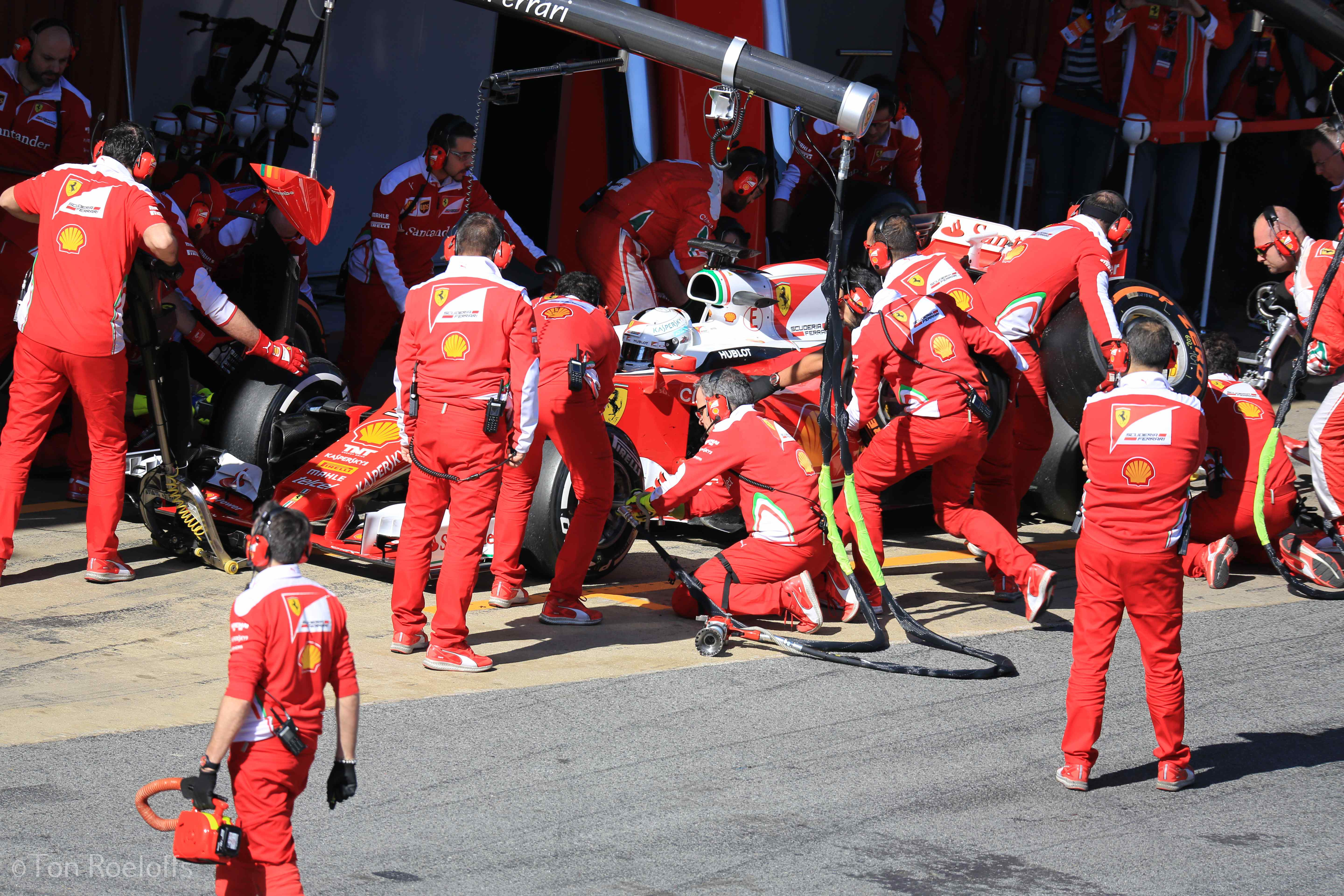 Verstappen pitbox